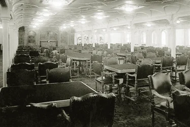 RMS Titanic : Salon de première classe sur le pont D, 1912